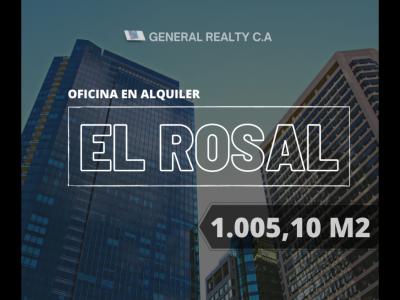 EL ROSAL 1.005,10 m2 /  OFICINA EN ALQUILER, 1005 mt2