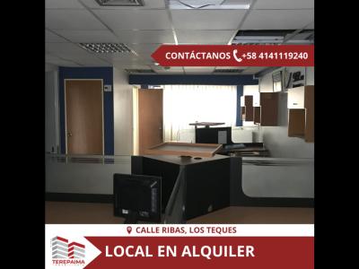 Oficina en Alquiler, Calle Ribas, Los Teques., 80 mt2