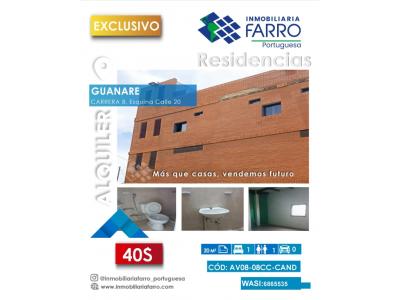 Residencias Centro Comercial City Center VE08-08CC-CAND, 20 mt2, 1 habitaciones