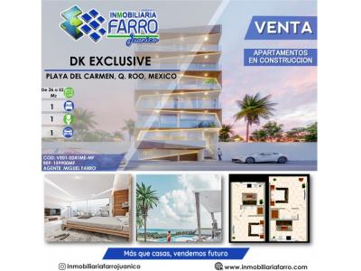 Venta de Apartamento en Quintana Roo, Mexico, 36 mt2, 1 habitaciones