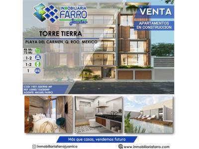 Venta de Apartamento Quintana Roo, Mexico, 73 mt2, 2 habitaciones