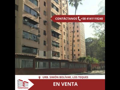 Apartamento en Venta, Urb. Simón Bolívar, Los Teques., 80 mt2, 3 habitaciones