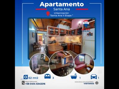 Apartamento en Venta - Santa Ana II Etapa, 62 mt2, 3 habitaciones