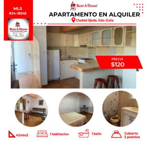 Apartamento en alquiler en Ciudad Ojeda , 1 habitaciones