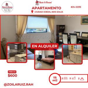 Apartamento en alquiler en Ciudad Ojeda , 2 habitaciones