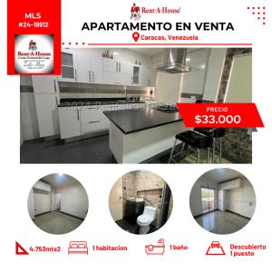 Apartamento en venta, 1 habitaciones