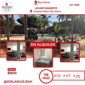 Apartamento en alquiler en Ciudad Ojeda , 2 habitaciones