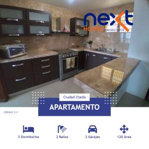 APARTAMENTO ALQUILER AV CRISTOBAL COLON CIUDAD OJEDA NEXT 311, 120 mt2, 3 habitaciones