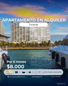 Apartamento cerca de la playa, 222 mt2, 2 habitaciones