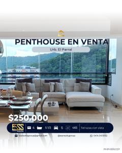 Penthouse amplio y exclusivo en El Parral, 465 mt2, 4 habitaciones