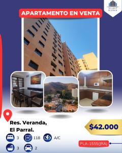 SAMIR TROSEL VENDE APARTAMENTO EN EL PARRL RESIDENCIAS VERANDA, VALENCIA CARABOBO, 118 mt2, 3 habitaciones