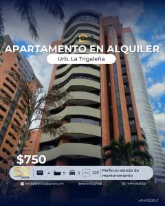 Apartamento sin amoblar en perfecto estado, 220 mt2, 4 habitaciones