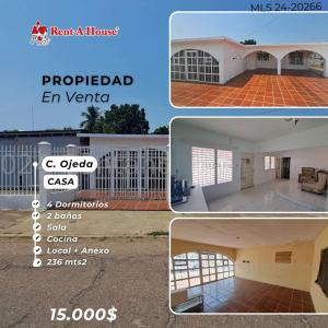 Casa en venta en Ciudad Ojeda , 4 habitaciones