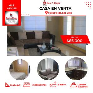 Casa en venta en Ciudad Ojeda , 4 habitaciones