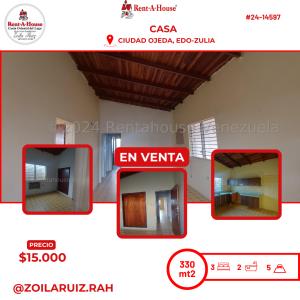 Casa en venta en Ciudad Ojeda  , 3 habitaciones