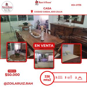 Casa en venta en Ciudad Ojeda , 3 habitaciones