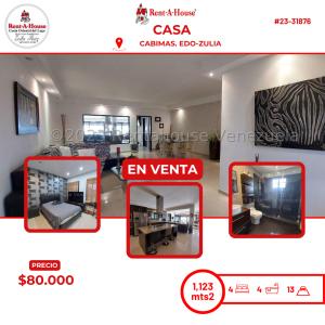 Casa en venta en Cabimas , 4 habitaciones