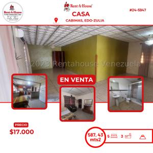 Casa en venta en Cabimas , 5 habitaciones