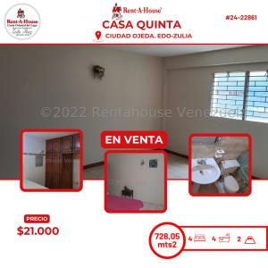 Casa quinta en venta en Ciudad Ojeda, 4 habitaciones