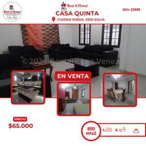 Casa quinta en venta en Ciudad Ojeda, 4 habitaciones