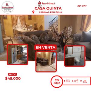 Casa quinta en venta en Cabimas , 4 habitaciones