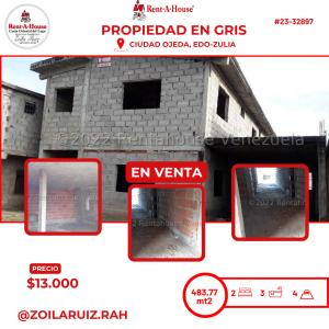 Propiedad gris en venta en Ciudad Ojeda, 2 habitaciones