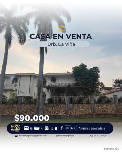 Amplia casa en La Viña en Venta, 600 mt2, 6 habitaciones