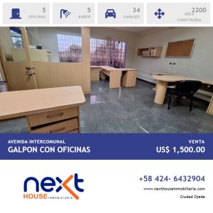 GALPON CON OFICINAS ALQUILER CIUDAD OJEDA NEXT 1060, 2200 mt2