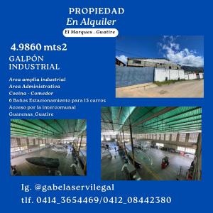 Galpón industrial en Guatire , 4000 mt2