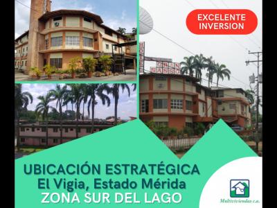 HOTEL DE 100 HABITACIONES, EXCELENTE UBICACIÓN EL VIGIA, ESTADO MERIDA, 4500 mt2