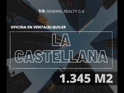 1.345 m2 OFICINA EN ALQUILER Y VENTA LA CASTELLANA, 1345 mt2