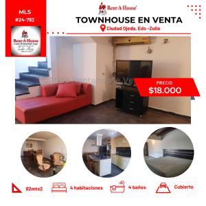 townhouse en venta en venta en Ciudad Ojeda, 4 habitaciones