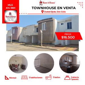 Townhouse en venta en Ciudad Ojeda, 3 habitaciones