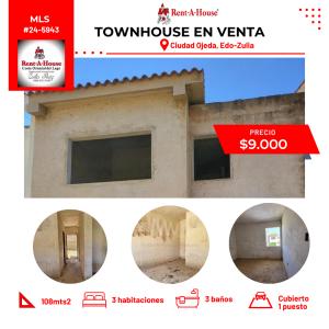 Townhouse en venta en Ciudad Ojeda , 3 habitaciones