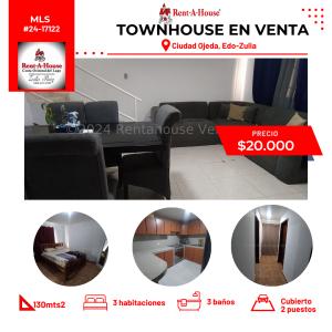 Townhouse en venta en Ciudad Ojeda, 3 habitaciones