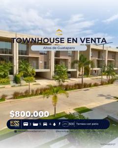 Townhouse exclusivo y lujoso, 300 mt2, 3 habitaciones