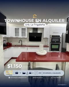 En alquiler Townhouse en La Trigaleña, 202 mt2, 4 habitaciones