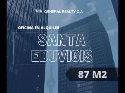 Oficina en Alquiler Av Rómulo Gallegos - Santa Eduvigis 87 M2, 87 mt2
