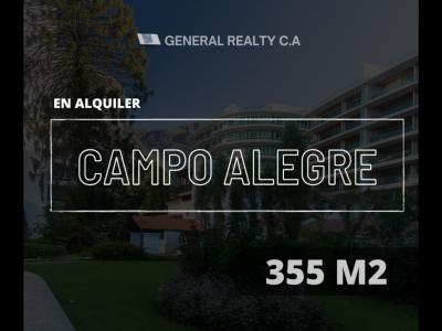 Apartamento en Alquiler Campo Alegre 355 M2, 355 mt2