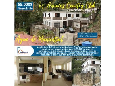 Venta de Casa En Los Anaucos Country Club, 331 mt2, 4 habitaciones