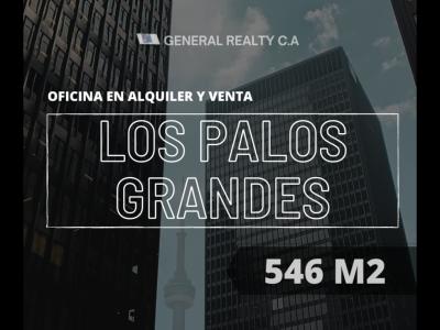 Oficina en Venta y/o Alquiler Los Palos Grandes 546 M2, 546 mt2